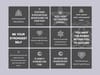 FREE Printable PDF of 12 affirmations and strength quotes for men.