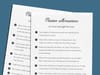 Printable PDF list of 31 affirmations on inner strength for men.
