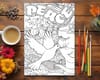 FREE printable spiritual peace coloring page for adults