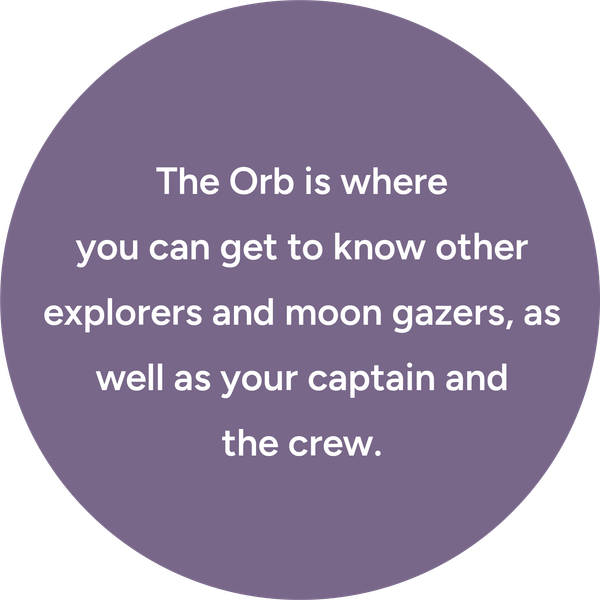 The orb is where you can get to know other members.
